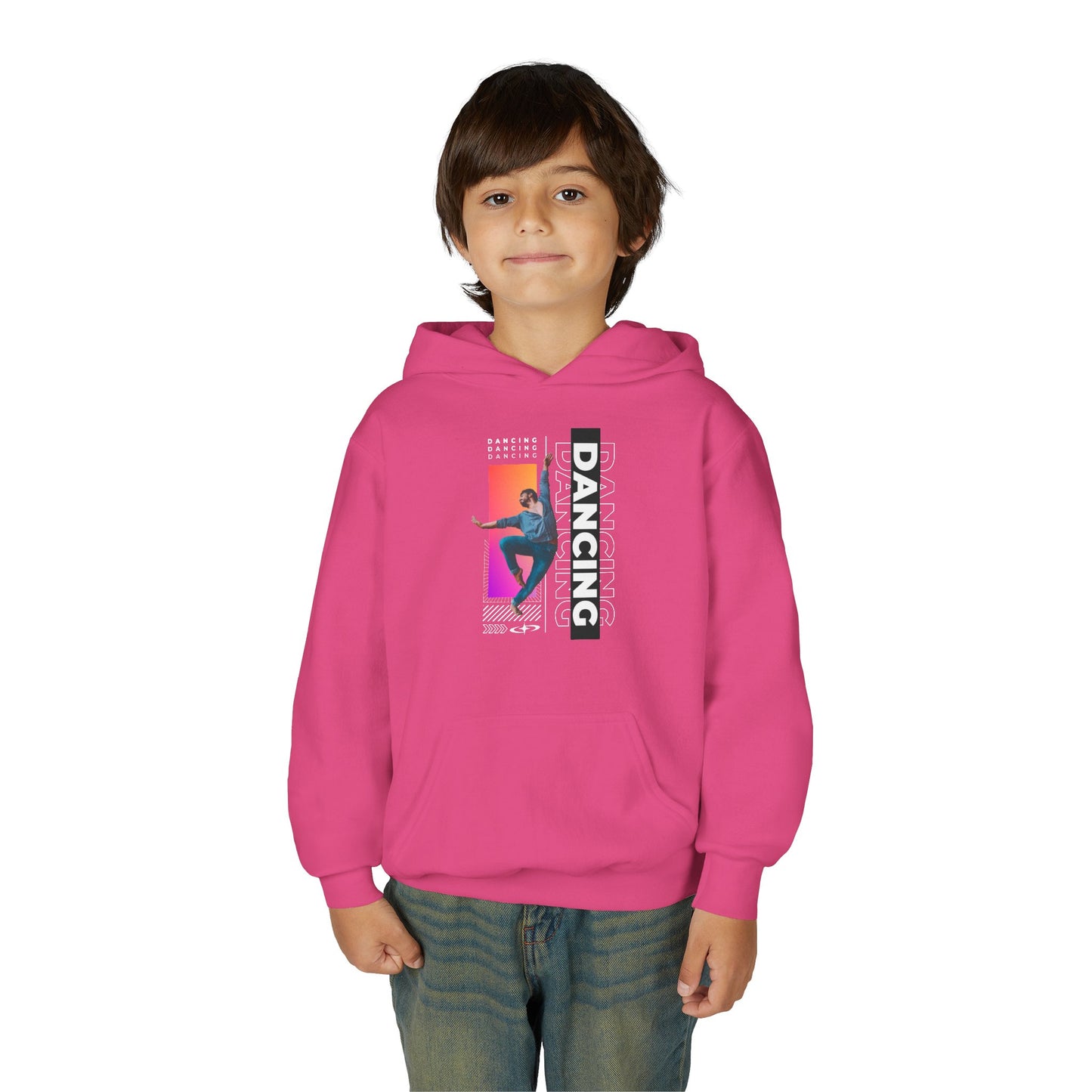 “Dancing” Male Dancer Streetwear Graphic | Unisex Youth Hoodie – Dance Hoodie for Kids & Young Performers