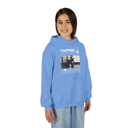 “Tapper” Tap Shoes Streetwear Graphic | Unisex Youth Hoodie – Tap Dance Hoodie for Kids & Young Performers