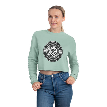 "Jeté Competition Team – Always Keep Dancing" Women’s Cropped Dance Sweatshirt – Collegiate-Inspired Graphic | Stylish Dance Team Apparel for Her