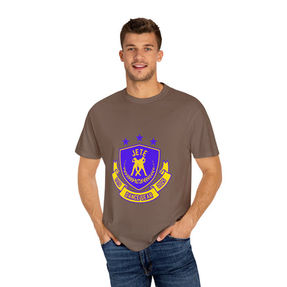 "Jeté Dance Gear" Unisex Garment-Dyed T-Shirt – Collegiate-Style Graphic Tee – Dance Apparel for Dancers & Performers
