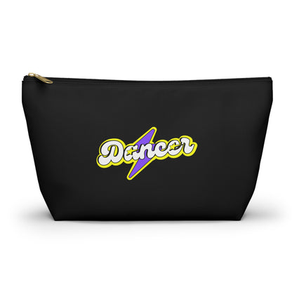 "Dancer" Makeup Bag – Superhero-Inspired Dance Graphic – Bold Dance-Themed Zipper Pouch for Cosmetics, Accessories & Everyday Essentials