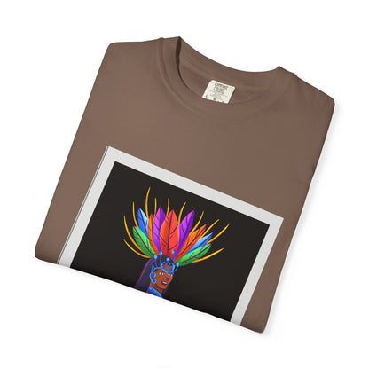 "Shake It Like a Samba Star" Unisex Garment-Dyed Dance T-Shirt – Bold Carnival-Inspired Graphic Tee for Dancers