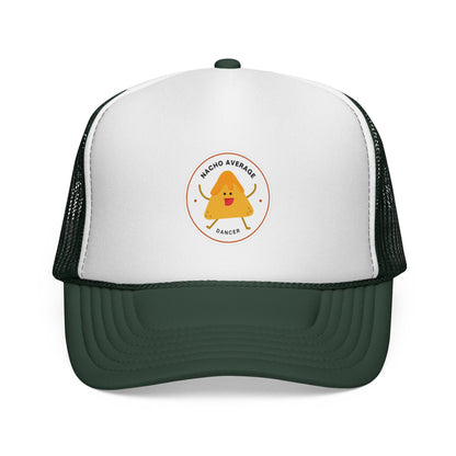 "Nacho Average Dancer" Trucker Hat – Kawaii Nacho Graphic Unisex Dance Cap | Funny Dance-Themed Hat for Adults & Teens