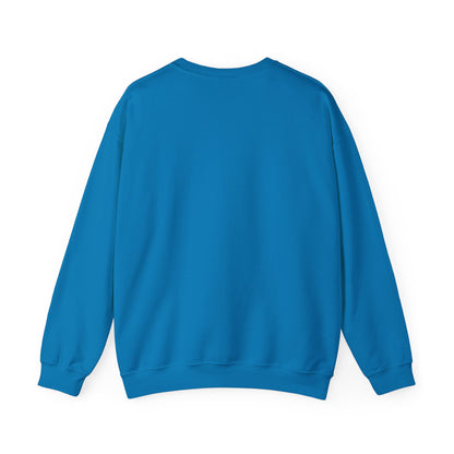 "One More Time Is a Lie." Unisex Heavy Blend Crewneck Sweatshirt – Bold Emblem Graphic Dance Teacher Quote Pullover for Dancers & Studio Life