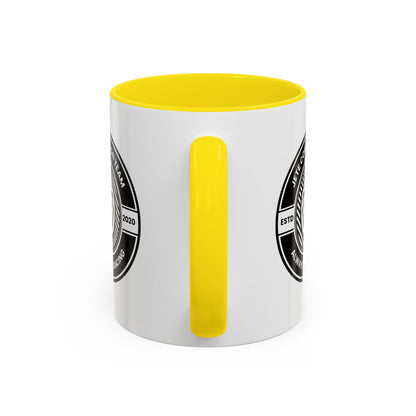 "Jeté Competition Team – Always Keep Dancing" Accent Coffee Mug – Collegiate Style Ceramic Mug for Dancers and Studio Teams