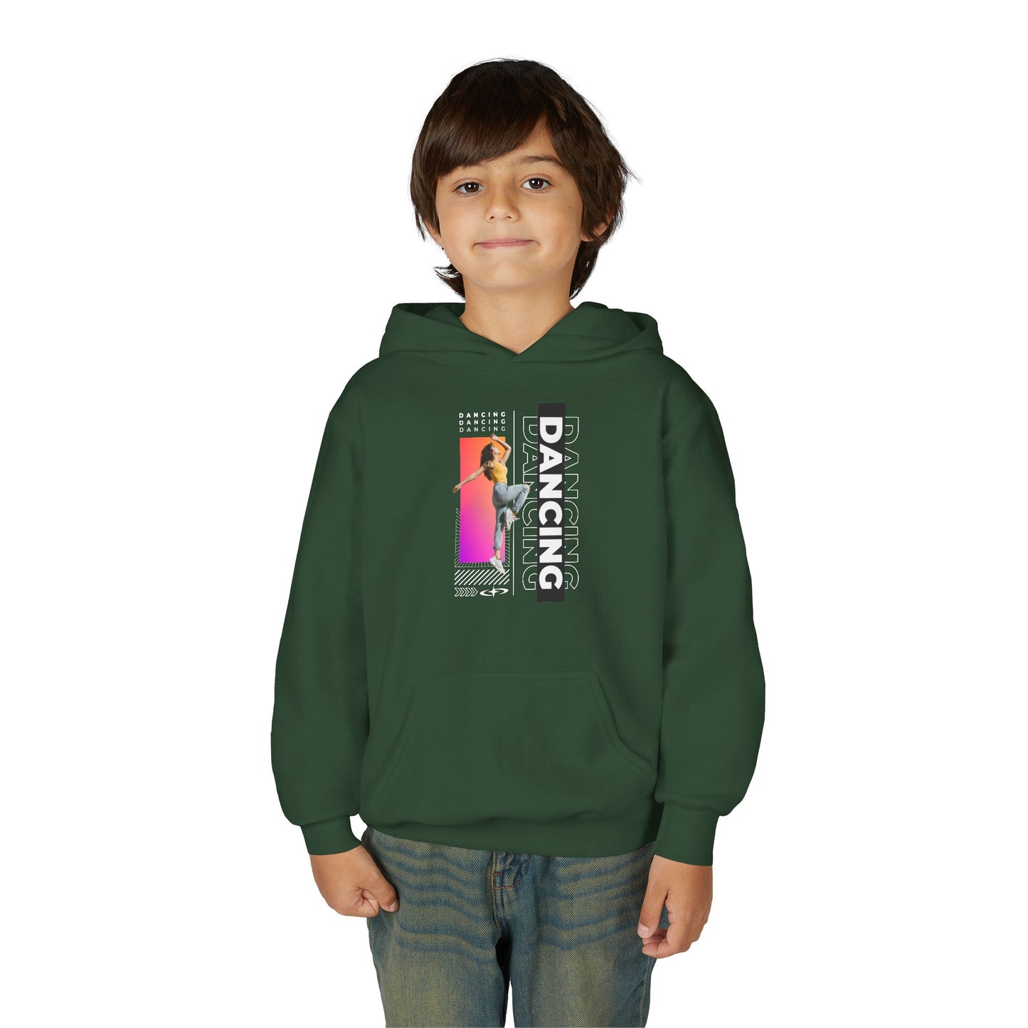 “Dancing” Female Dancer Streetwear Graphic | Unisex Youth Hoodie – Dance Hoodie for Kids & Young Performers