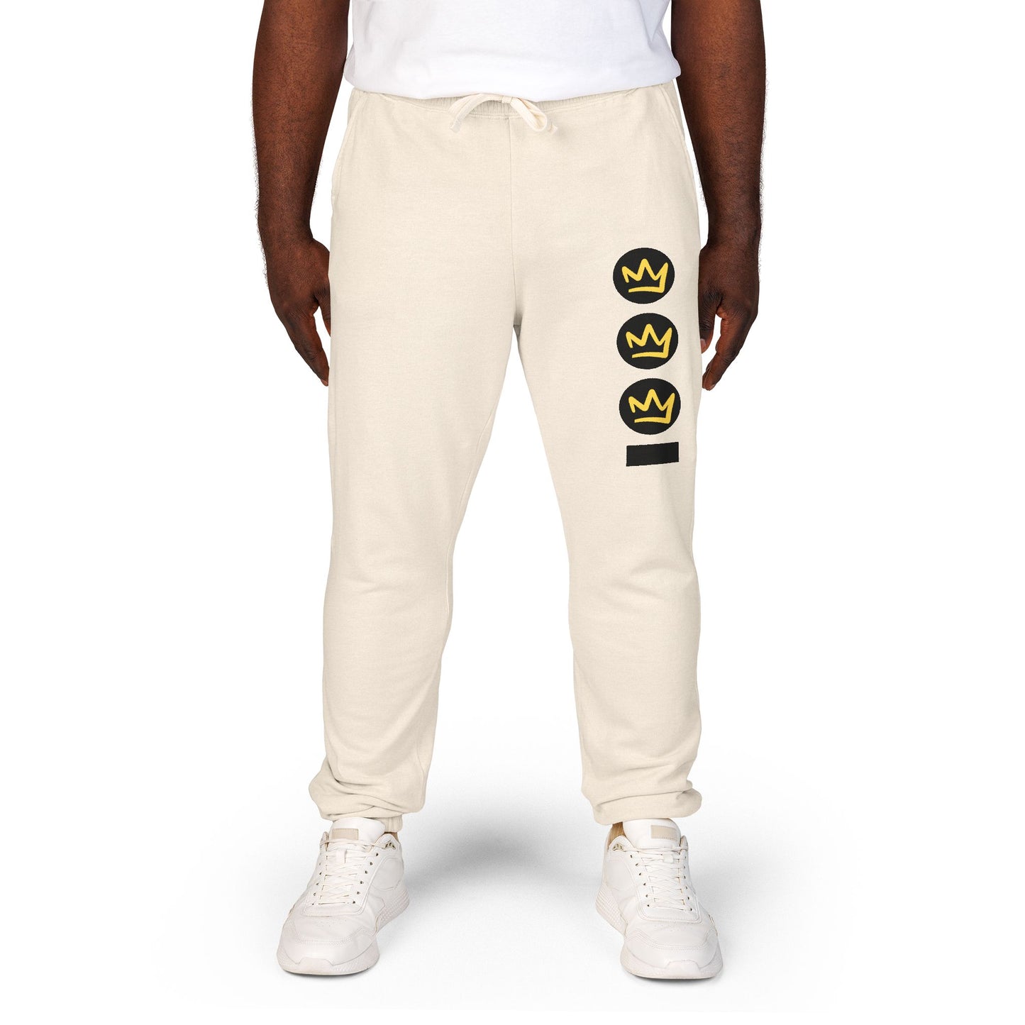 Full Out Premium Collection Fleece Sweatpants – Trendy Unisex Garment-Dyed Dance Joggers with Bold Streetwear Graphic