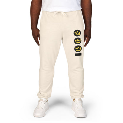 Full Out Premium Collection Fleece Sweatpants – Trendy Unisex Garment-Dyed Dance Joggers with Bold Streetwear Graphic