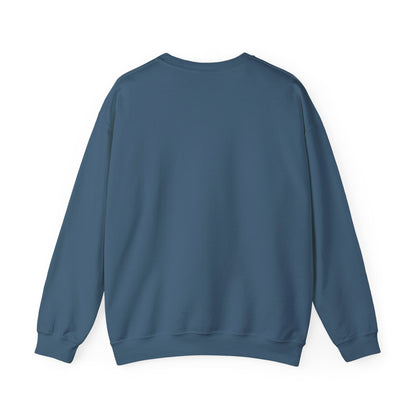 "One More Time Is a Lie." Unisex Heavy Blend Crewneck Sweatshirt – Bold Emblem Graphic Dance Teacher Quote Pullover for Dancers & Studio Life