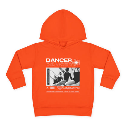 “Dancer” Toddler Pullover Hoodie – Streetwear-Inspired Ballet Barre Graphic Sweatshirt for Kids