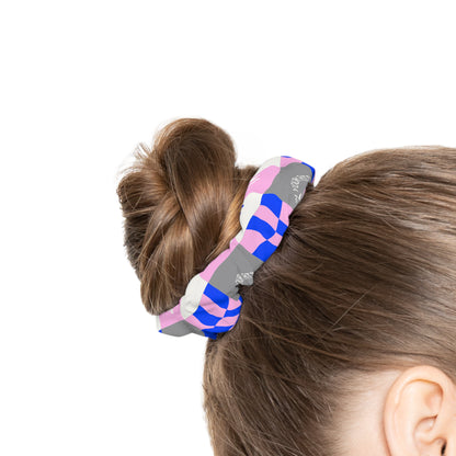 “Dancer – All in Your Attitude” Scrunchie – Retro Dance Hair Accessory with Motivational Graphic