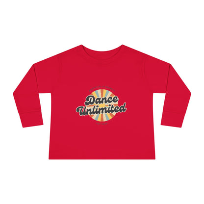 "Dance Unlimited – Potential & Growth" Toddler Dance T-Shirt – Retro Long Sleeve Tee for Kids