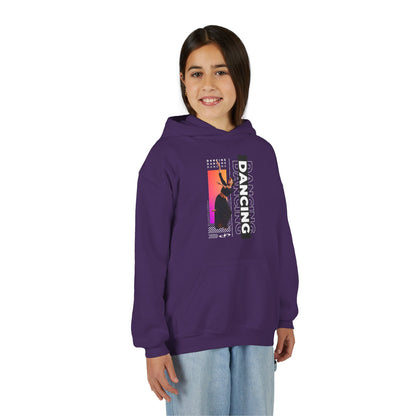 “Dancing” Female Dancer Streetwear Graphic | Unisex Youth Hoodie – Dance Hoodie for Kids & Young Performers