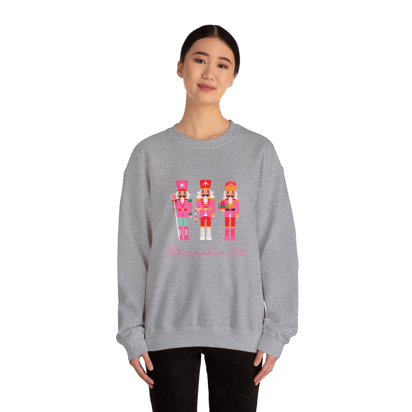“Nutcracker 2025” ADULT Sweatshirt – Unisex Heavy Blend Crewneck | Ballet Holiday Dance Sweatshirt for Dancers