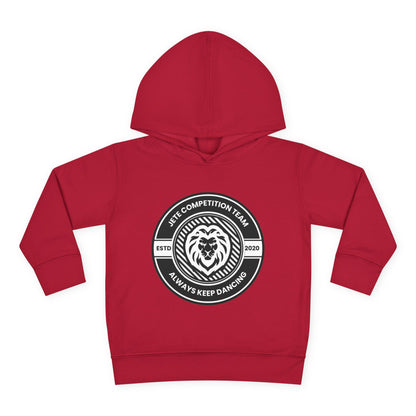 “Jeté Competition Team: Always Keep Dancing” Toddler Pullover Fleece Hoodie – Collegiate Dance Graphic |  Sweatshirt for Kids