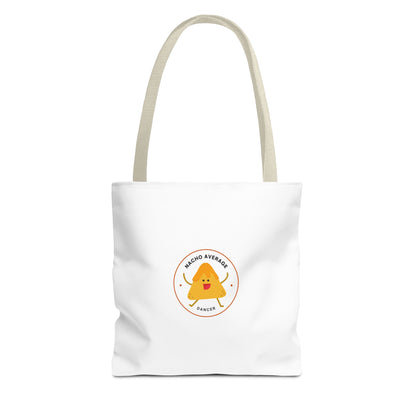 "Nacho Average Dancer" Canvas Tote Bag – Funny Kawaii Dance Tote with Nacho Graphic for Dancers & Dance Moms