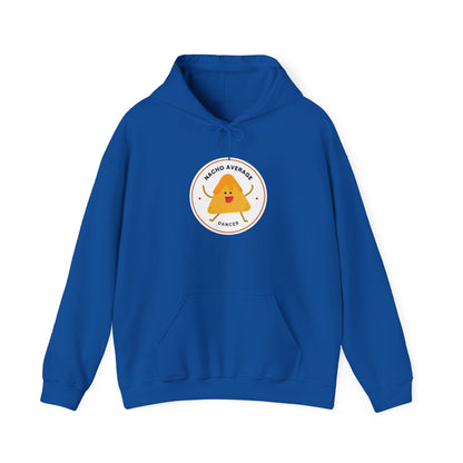 "Nacho Average Dancer" Unisex Hooded Sweatshirt – Funny Dance Pun Hoodie with Cute Nacho Graphic | Cozy Gift for Dancers & Food Lovers