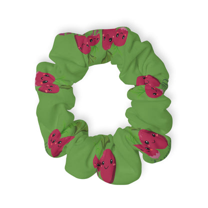 "Turnip the Beet” Scrunchie – Funny Dance Pun Hair Accessory with Cute Pepper Graphic