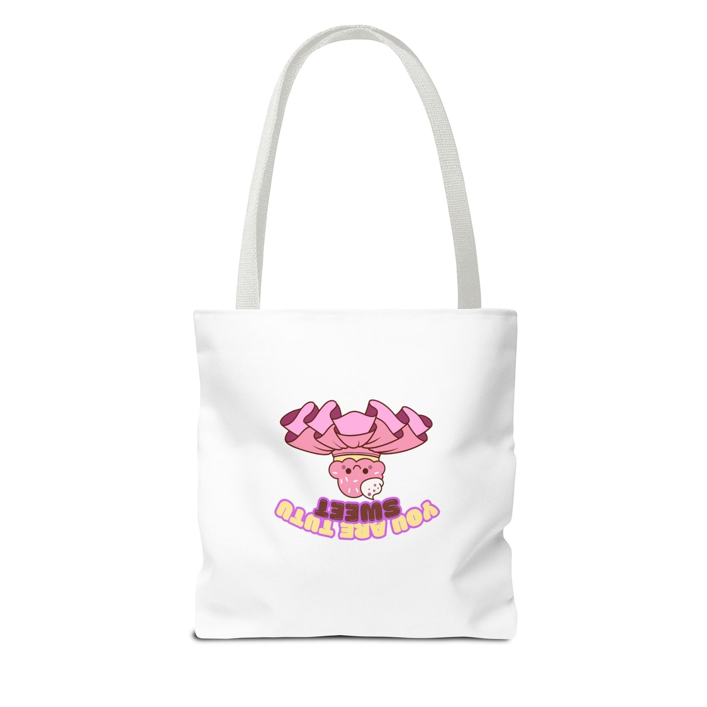 "You Are Tutu Sweet" Kawaii Cupcake Dance Tote Bag – Cute Canvas Bag for Dancers, Dance Moms & Ballet Lovers | Dance Gift Idea