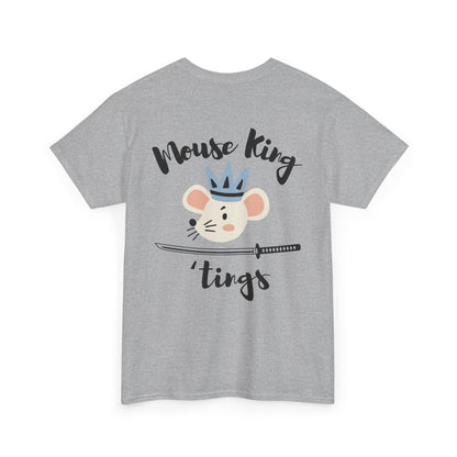 “Mouse King ’Tings” Back Print ADULT T-shirt + “Nutcracker 2025” Front – Unisex Heavy Cotton Tee | Ballet Holiday Dance Apparel