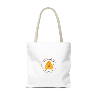 "Nacho Average Dancer" Canvas Tote Bag – Funny Kawaii Dance Tote with Nacho Graphic for Dancers & Dance Moms