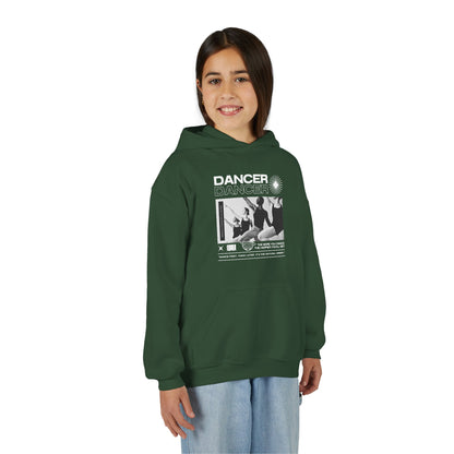 “Dancer” Young Ballet Dancers at the Barre Graphic | Unisex Youth Hoodie – Streetwear-Inspired Ballet Dance Hoodie for Kids & Aspiring Dancers