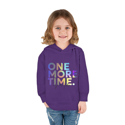 "One More Time Is a Lie" Toddler Dance Hoodie – Funny Colorful Graphic Pullover for Kids