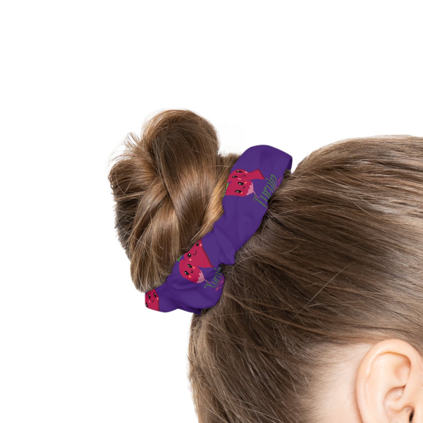 "Turnip the Beet” Scrunchie – Funny Dance Pun Hair Accessory with Cute Pepper Graphic