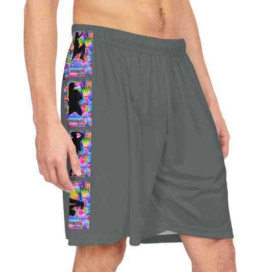 Levels Premium Collection, Vibrant Basketball Shorts , Athletic Shorts for Summer, Sportswear for Dance Class, Colorful Workout Shorts, Perfect for Dancers