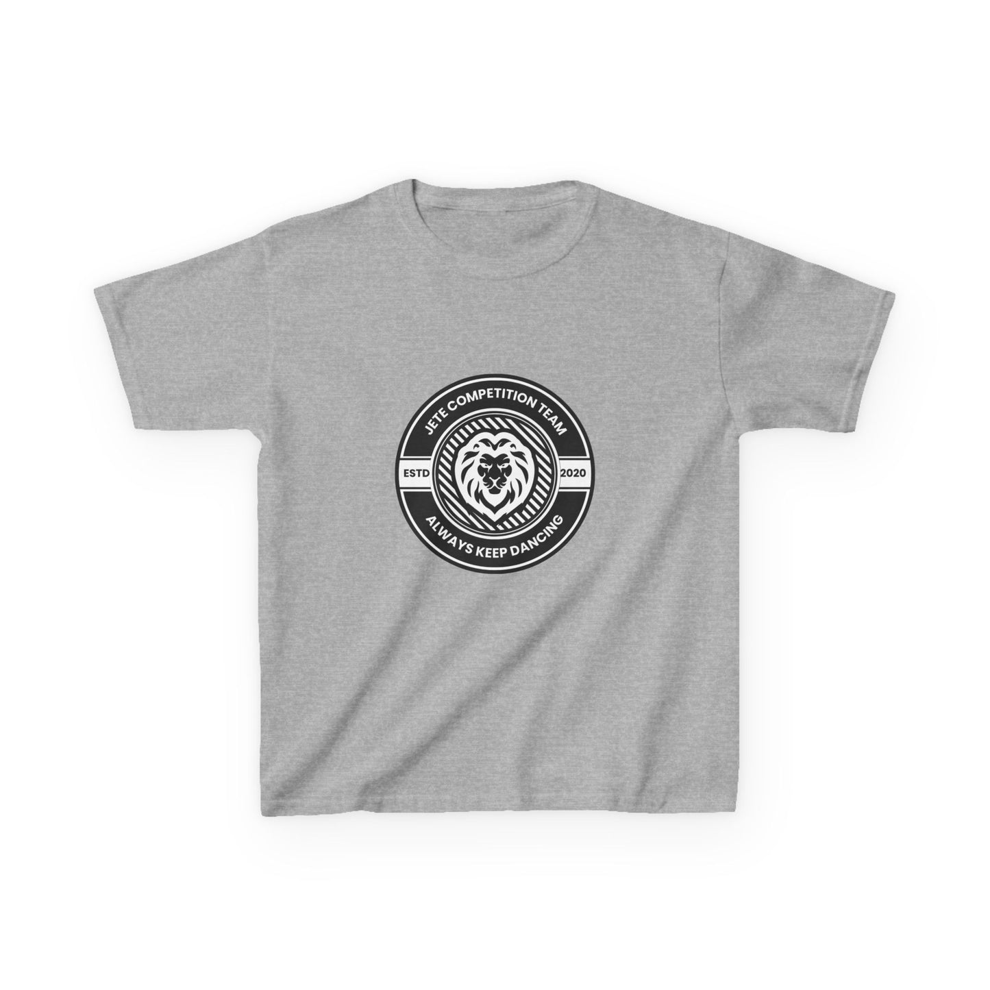 "Jeté Competition Team – Always Keep Dancing" Collegiate Graphic Tee - Youth Dance Team T-Shirt