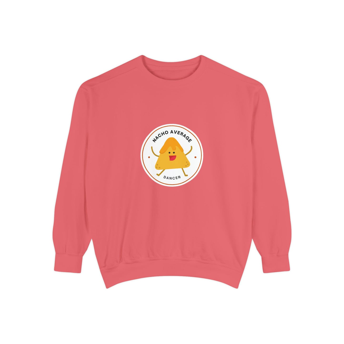 "Nacho Average Dancer" Unisex Lightweight Crewneck Sweatshirt – Cute Dance Pun Pullover with Fun Nacho Graphic for Dancers & Foodie Fans