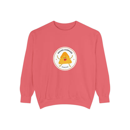"Nacho Average Dancer" Unisex Lightweight Crewneck Sweatshirt – Cute Dance Pun Pullover with Fun Nacho Graphic for Dancers & Foodie Fans