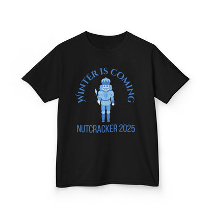 “Winter Is Coming Nutcracker 2025” YOUTH T-shirt | Holiday Dance Tee for Ballet Dancers