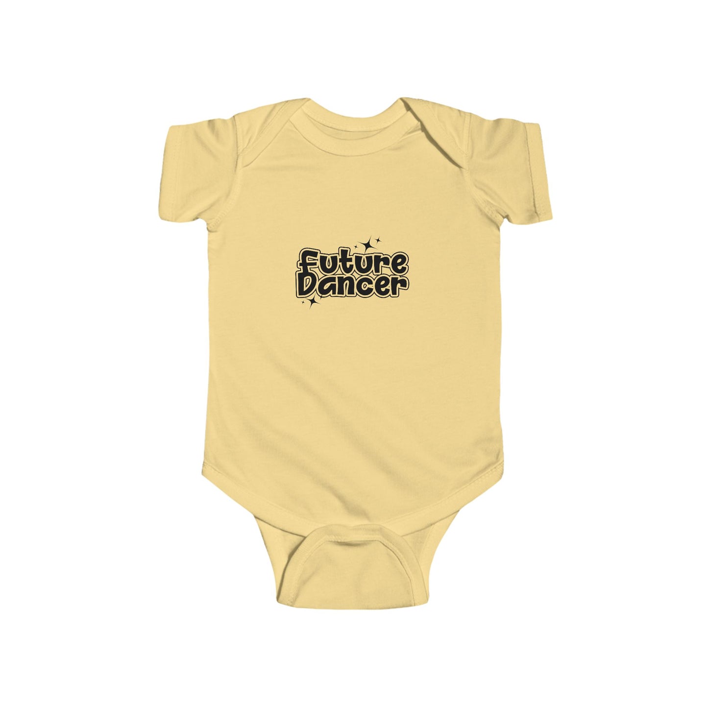 “Future Dancer” Infant Short Sleeve Bodysuit - Adorable Danced-Themed Baby One-Piece for Tiny Ballerinas and Little Movers