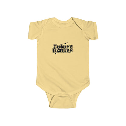 “Future Dancer” Infant Short Sleeve Bodysuit - Adorable Danced-Themed Baby One-Piece for Tiny Ballerinas and Little Movers
