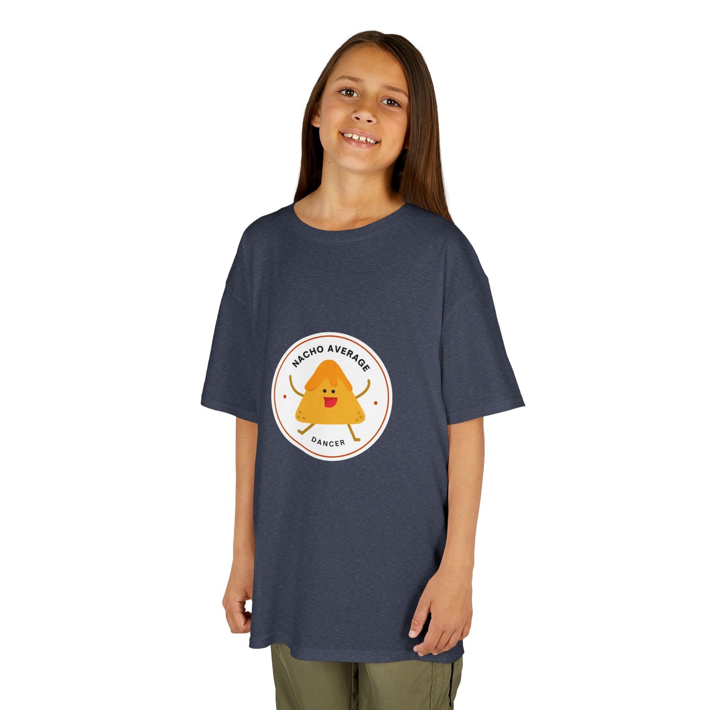 "Nacho Average Dancer" Youth Dance T-Shirt – Cute Nacho Graphic Tee for Kids Who Love to Dance