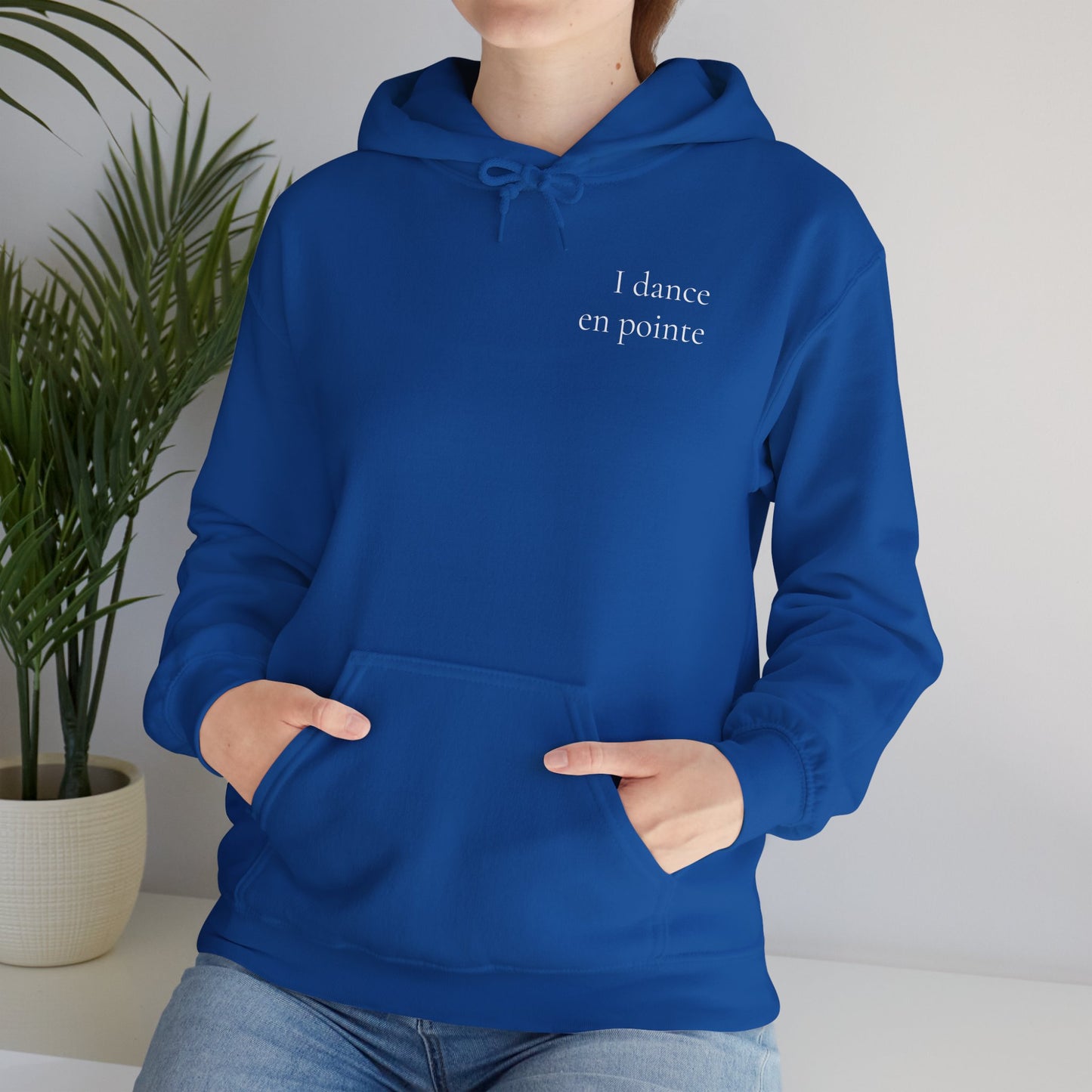 "I Dance En Pointe" Unisex Hoodie – Ballet-Themed Personalized Hoodie for Teens and Adults Featuring X-Ray Foot Design