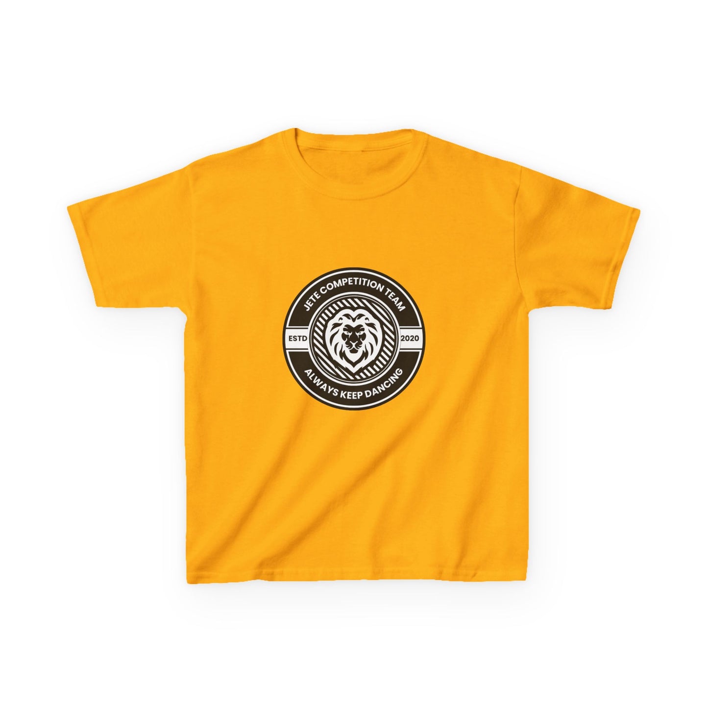 "Jeté Competition Team – Always Keep Dancing" Collegiate Graphic Tee - Youth Dance Team T-Shirt