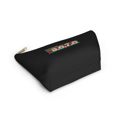 "From the Top and 5, 6, 7, 8" Makeup Bag – Retro Dance Graphic – Fun Dance-Themed Zipper Pouch for Cosmetics, Accessories & Gifts
