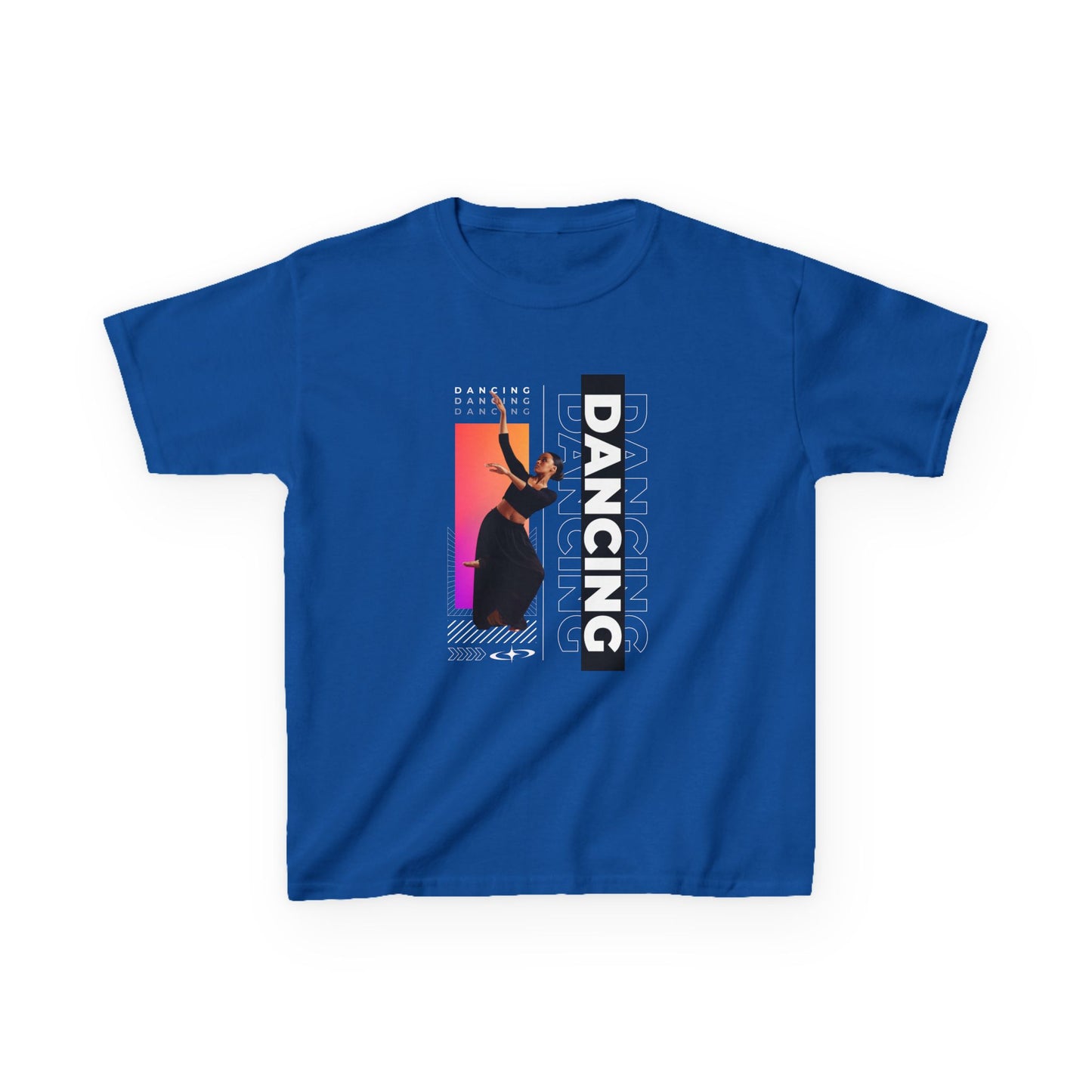 “Dancing” Youth Short Sleeve T-Shirt – Streetwear-Inspired Female Dancer Design – Trendy Kids Dance Graphic Tee