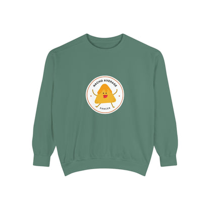 "Nacho Average Dancer" Unisex Lightweight Crewneck Sweatshirt – Cute Dance Pun Pullover with Fun Nacho Graphic for Dancers & Foodie Fans