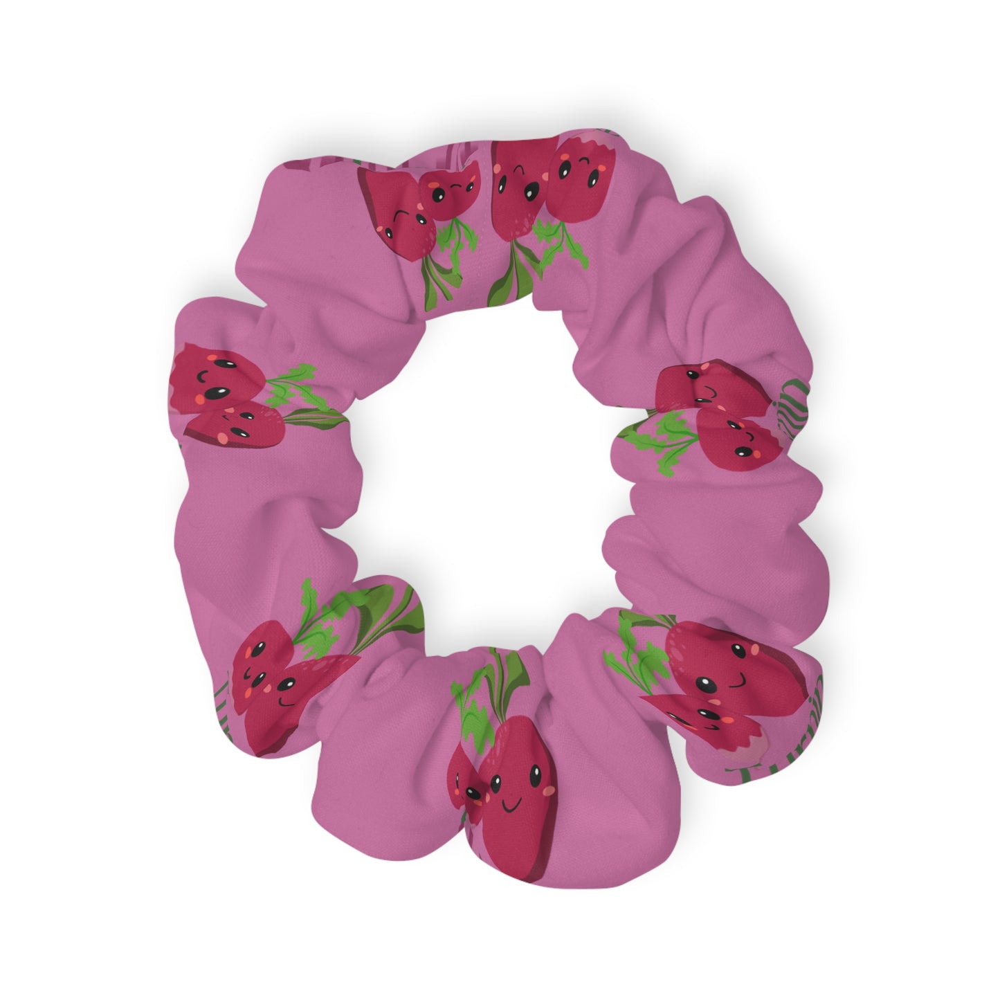 "Turnip the Beet” Scrunchie – Funny Dance Pun Hair Accessory with Cute Pepper Graphic