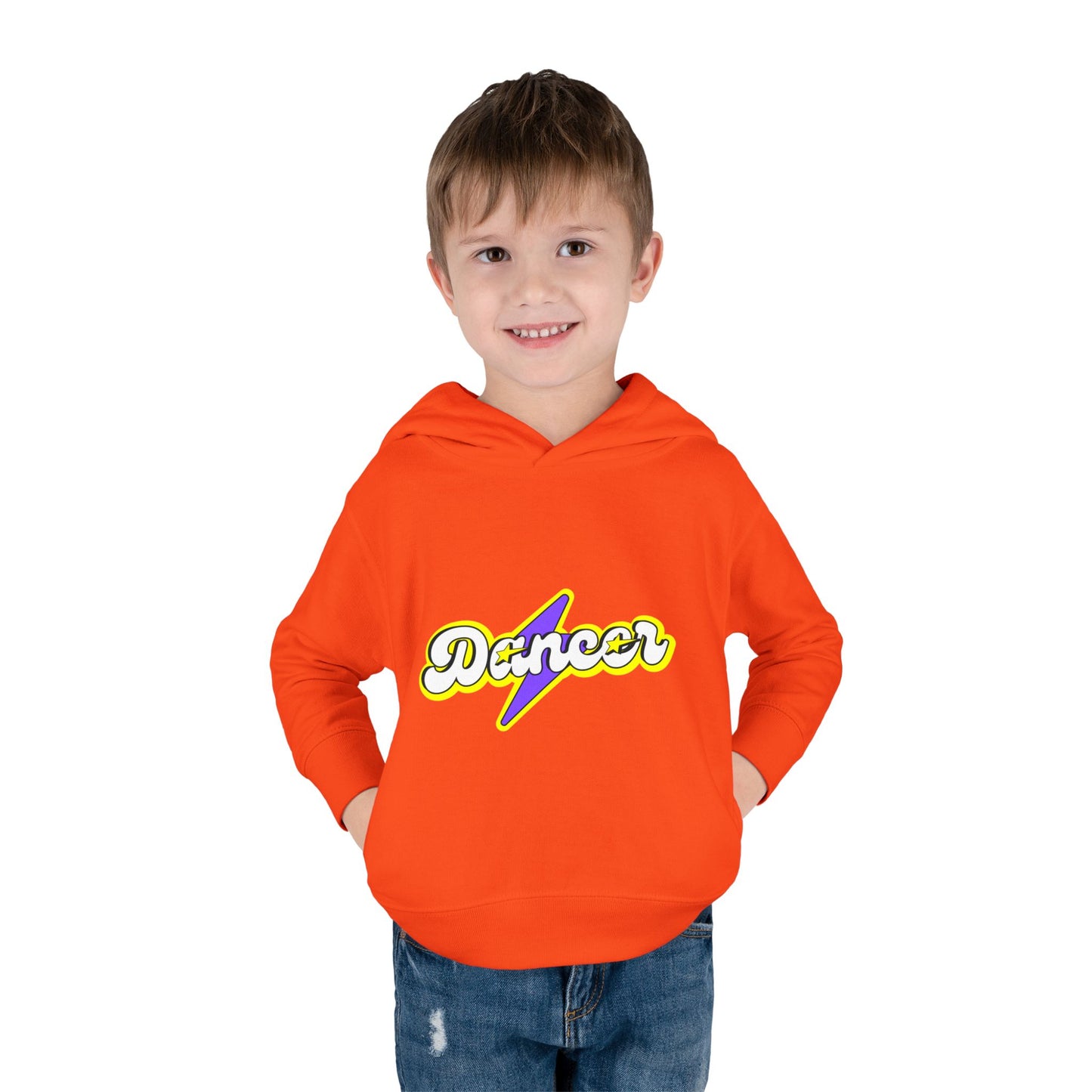 "Dancer" Superhero Toddler Pullover Fleece Hoodie – Cozy Dance-Themed Sweatshirt for Kids