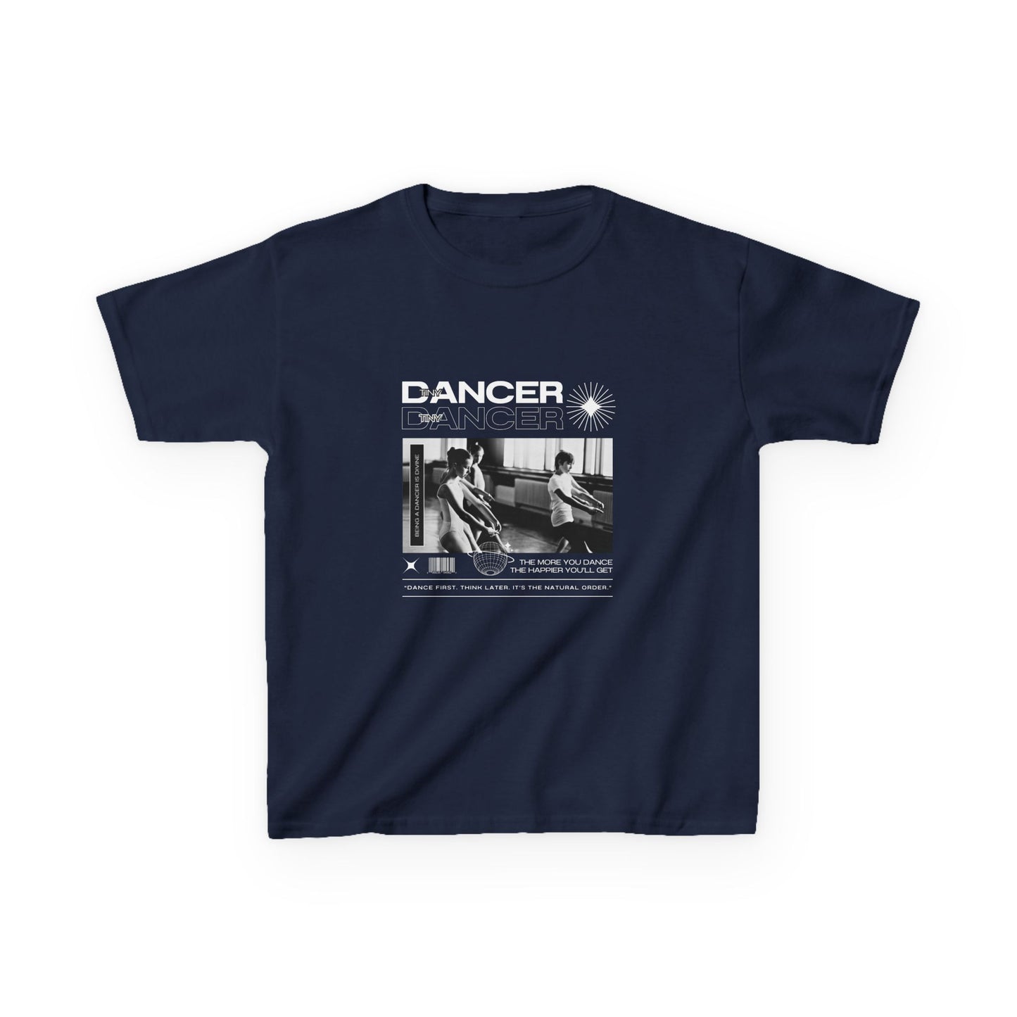 “Dancer” Youth Short Sleeve Tee – Ballet Class Streetwear-Inspired Dance Shirt for Kids