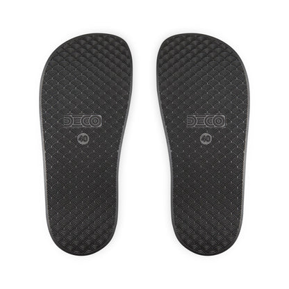 WOMEN'S SIZES - “Jeté” Official Logo Dance -Inspired Custom Footwear | Women’s Sandal Slides with Removable Straps