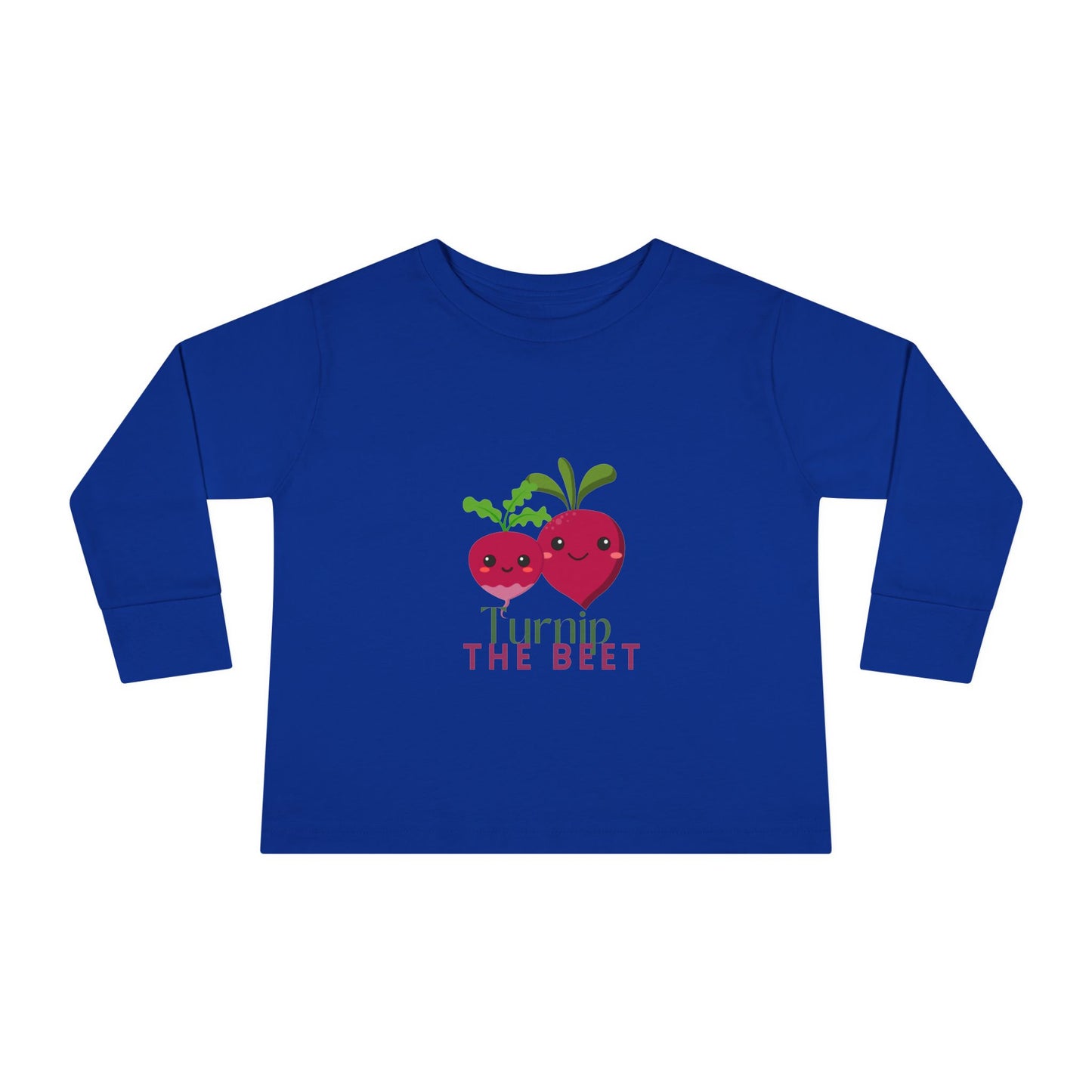 "Turnip the Beet" Toddler Dance T-Shirt – Cute Veggie Graphic Long Sleeve Tee for Kids