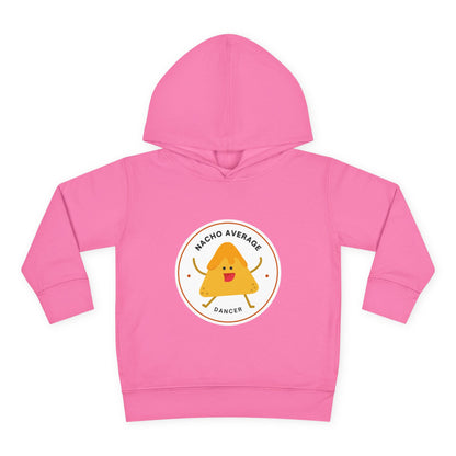 "Nacho Average Dancer" Pullover Fleece Sweatshirt with Cute Nacho Graphic | Funny Dance Gift for Kids - Toddler Dance Hoodie