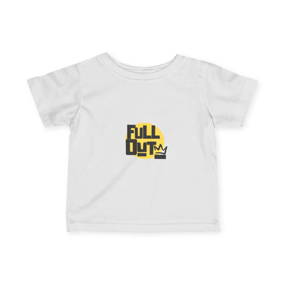 "Full Out" Infant Fine Jersey Tee – Bold Streetwear-Inspired Baby Dance T-Shirt for High-Energy Tiny Performers