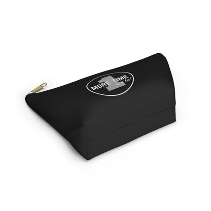 "One More Time is a Lie" Makeup Bag – Bold Emblem Dance Graphic – Funny Dance-Themed Zipper Pouch for Cosmetics, Accessories & Gifts