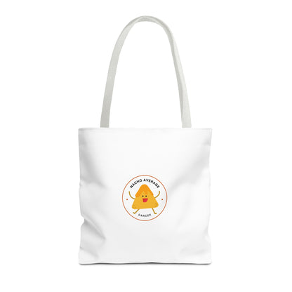 "Nacho Average Dancer" Canvas Tote Bag – Funny Kawaii Dance Tote with Nacho Graphic for Dancers & Dance Moms